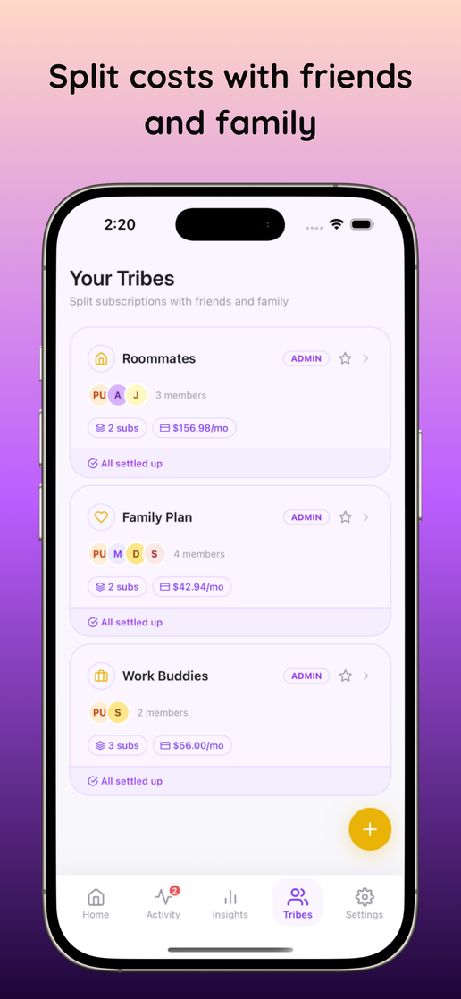 Your tribes